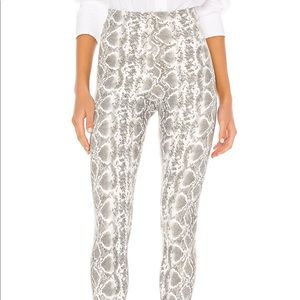 Commando white snake leggings